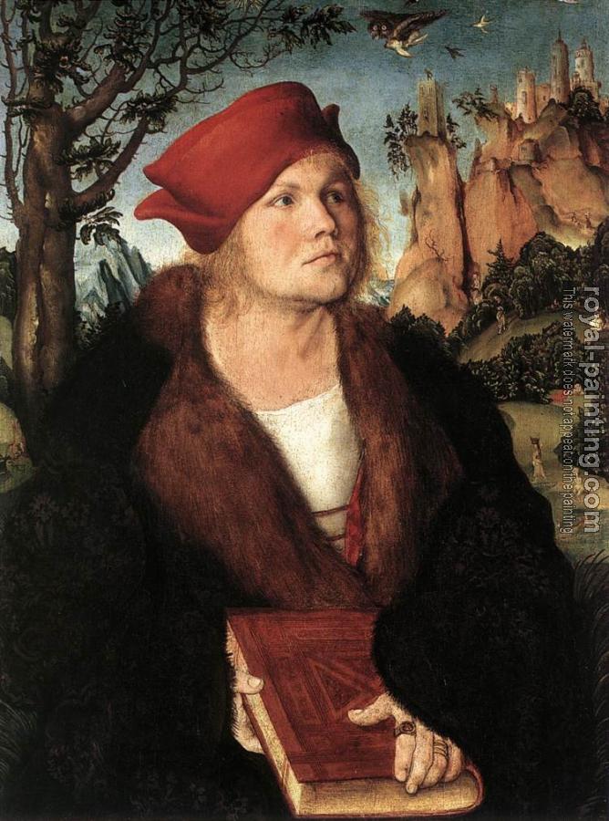 Lucas Il Vecchio Cranach : Portrait of Dr Johannes Cuspinian